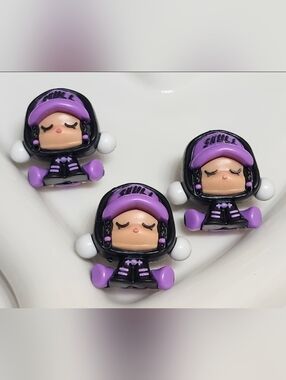 SP Focal Beads 3 Pc Crafts Keychain Beaded Pen Skull Jewelry Making Panda